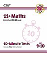CGP - New 11+ CEM 10-Minute Tests: Maths - Ages 9-10 (with Online Edition)