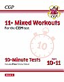 CGP - New 11+ CEM 10-Minute Tests: Mixed Workouts - Ages 10-11 Book 2 (with Online Edition)