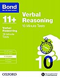 Bond 11+ 10 Minute Tests Verbal Reasoning 9-10 Years