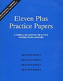 AFN Publishing - Eleven Plus Practice Papers Verbal Reasoning Papers 5-8, Standard