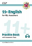 CGP 11+ English Practice Book with Assessment Tests (ages 8-9) (with Online Edition)