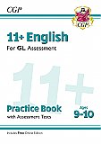 CGP - New 11+ GL English Practice Book & Assessment Tests - Ages 9-10 (with Online Edition)