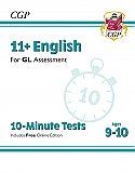 CGP - New 11+ GL 10-Minute Tests: English - Ages 9-10 (with Online Edition)