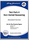 Athey Educational - 11 plus Test Pack 4 Non-Verbal Reasoning Practice Papers Portfolio, Standard