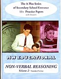 MW Educational 11 plus Non-Verbal Reasoning Practice Papers A plus Series Vol 2, Standard