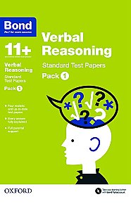 Bond 11+ Verbal Reasoning Standard Test Papers Pack 1