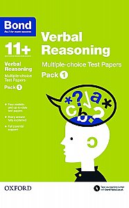 Bond 11+ Verbal Reasoning Multi Test Papers Pack 1