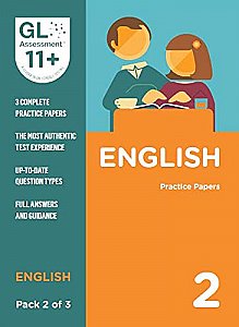 GL Assessment 11+ Practice Papers English Pack 2 (Multiple Choice)