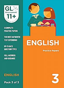GL Assessment 11+ Practice Papers English Pack 3 (Multiple Choice)