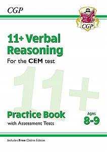 CGP - New 11+ CEM Verbal Reasoning Practice Book & Assessment Tests - Ages 8-9 (with Online Edition)