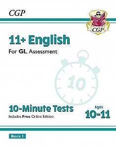 CGP - New 11+ GL 10-Minute Tests: English - Ages 10-11 Book 1 (with Online Edition)