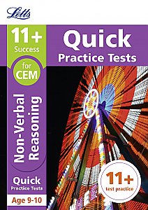 Letts - 11+ Non-Verbal Reasoning Quick Practice Tests Age 9-10 For The Cem Tests