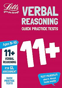 Letts - 11+ Verbal Reasoning Quick Practice Tests Age 9-10 For The Gl Assessment Tests
