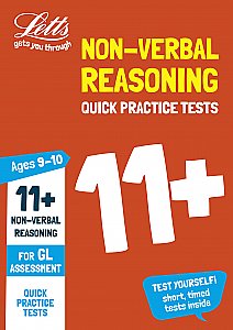 Letts - 11+ Non-Verbal Reasoning Quick Practice Tests Age 9-10 For The Gl Assessment Tests