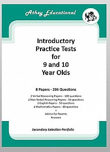 Athey Educational - Secondary Selection Practice Tests for Nine and Ten-Year-Olds