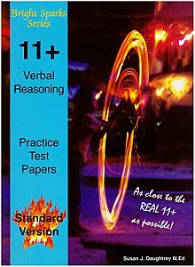 Bright Sparks 11 Plus Verbal Reasoning Practice Test Papers, Standard by Susan Daughtrey