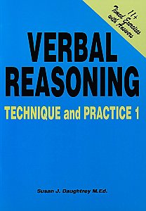 11 plus Verbal Reasoning Technique And Practice 1 by Susan Daughtrey