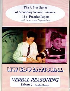 MW Educational 11 plus Verbal Reasoning Practice Papers A plus Series Vol 2, Standard