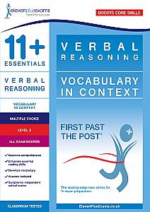 11+ Essentials - Vocabulary in Context  Level 1 (First Past the Post®)