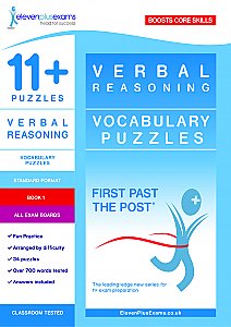 11+ Essentials - Verbal Reasoning: Vocabulary Puzzles  Book 1 (First Past the Post®)