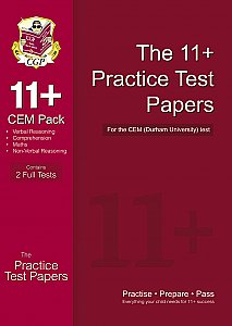 CGP 11+ Practice Test Papers for the CEM Test - Pack 1