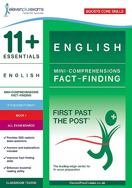 11+ Essentials – English Mini Comprehensions: Fact-Finding Book 1 (First Past the Post®)