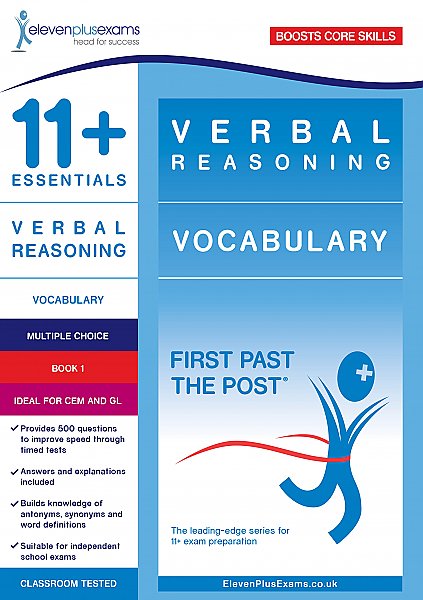 11+ Essentials – Verbal Reasoning: Vocabulary Book 1 (First Past the Post®)