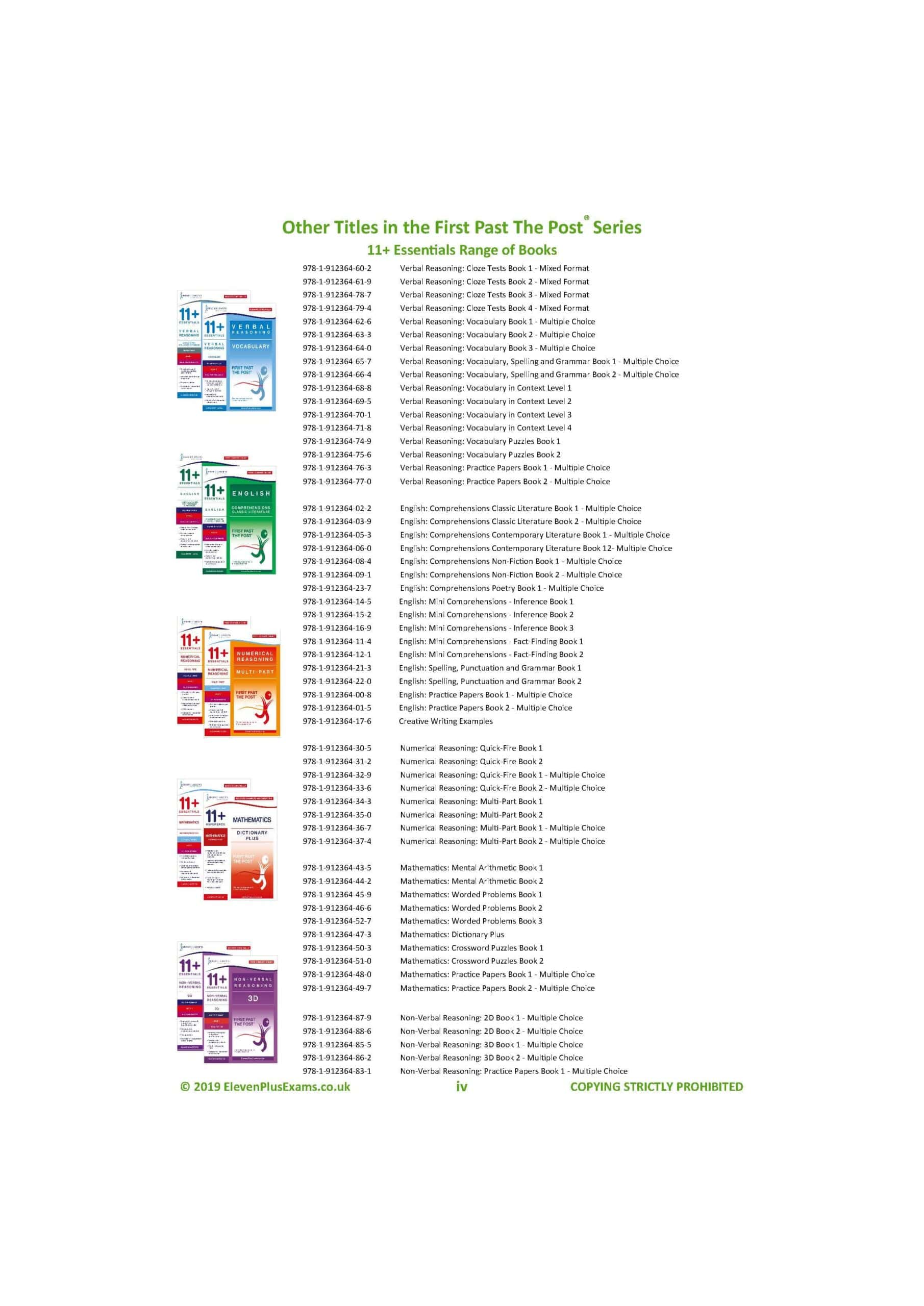 11+ Essentials - Comprehensions Poetry Book 1 (First Past the Post®) - Image 2