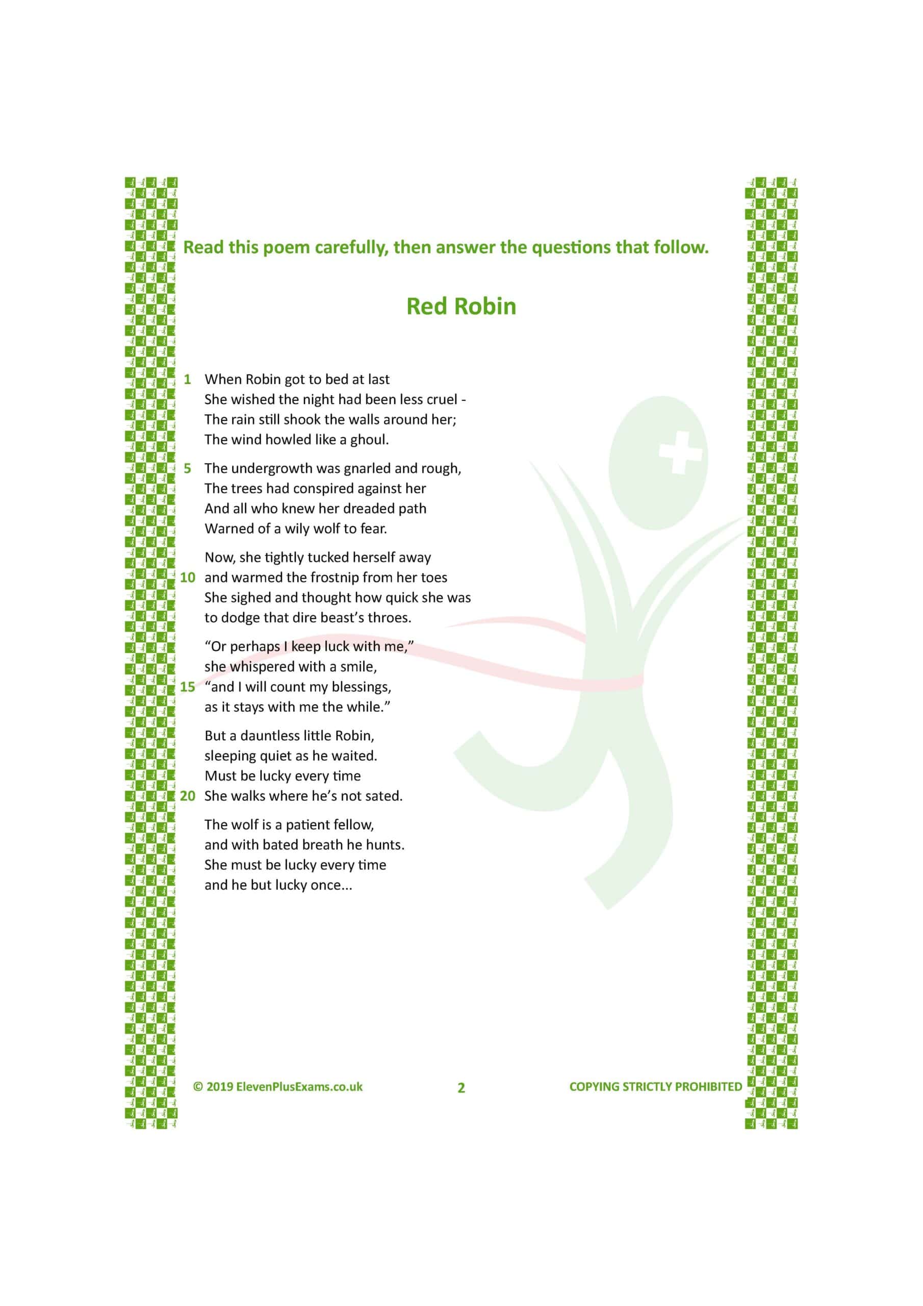 11+ Essentials - Comprehensions Poetry Book 1 (First Past the Post®) - Image 5