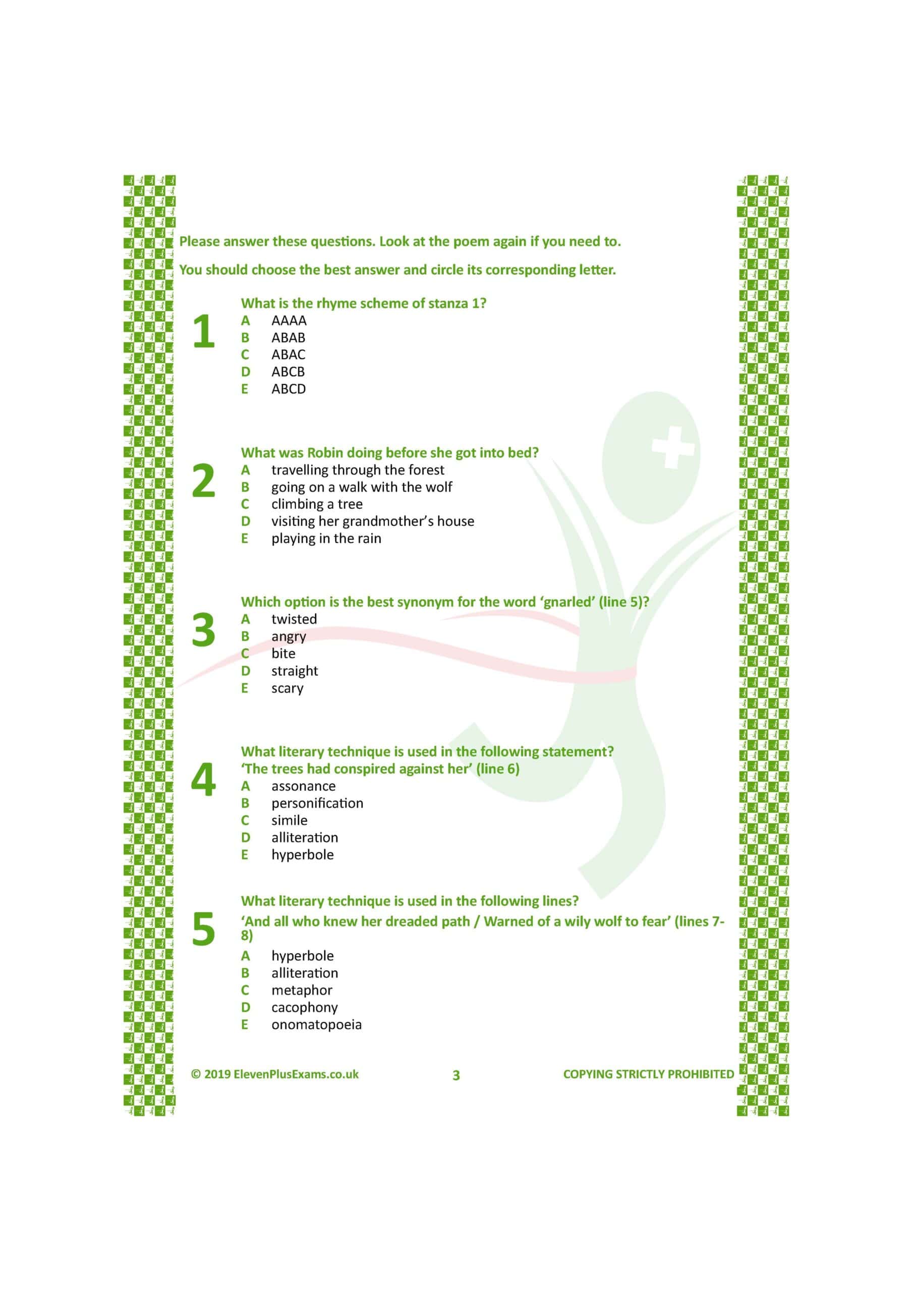 11+ Essentials - Comprehensions Poetry Book 1 (First Past the Post®) - Image 6