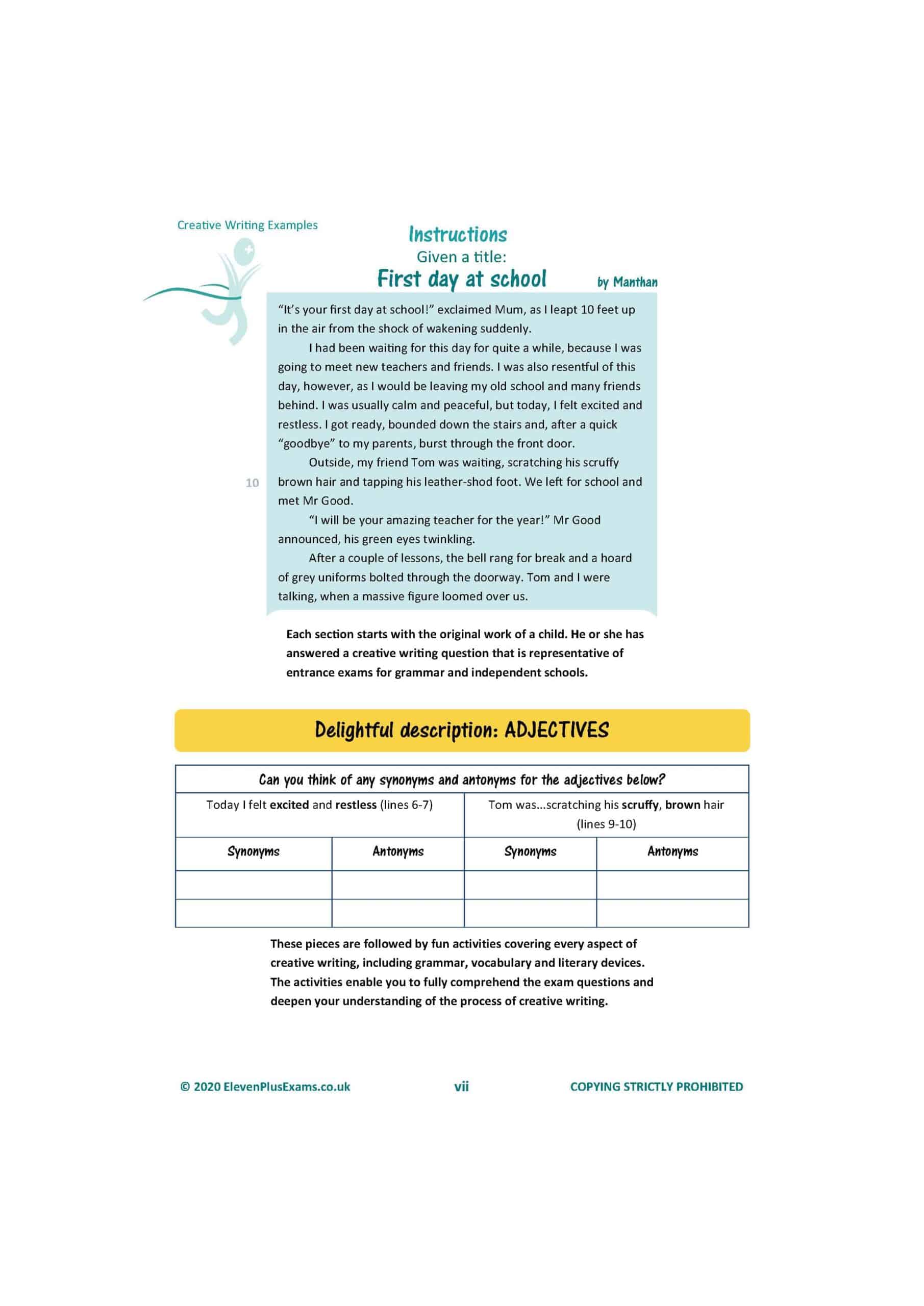 11+ Essentials - Creative Writing Examples Book 2 (First Past the Post®) - Image 5