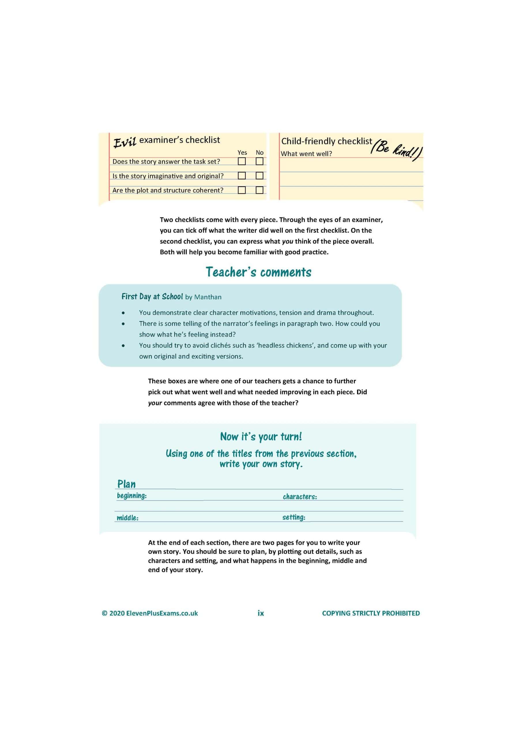 11+ Essentials - Creative Writing Examples Book 2 (First Past the Post®) - Image 2