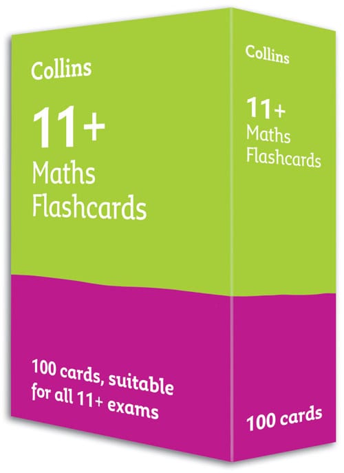 Harper Collins 11+ MATHS FLASHCARDS: For the 2025 GL Assessment and CEM Tests