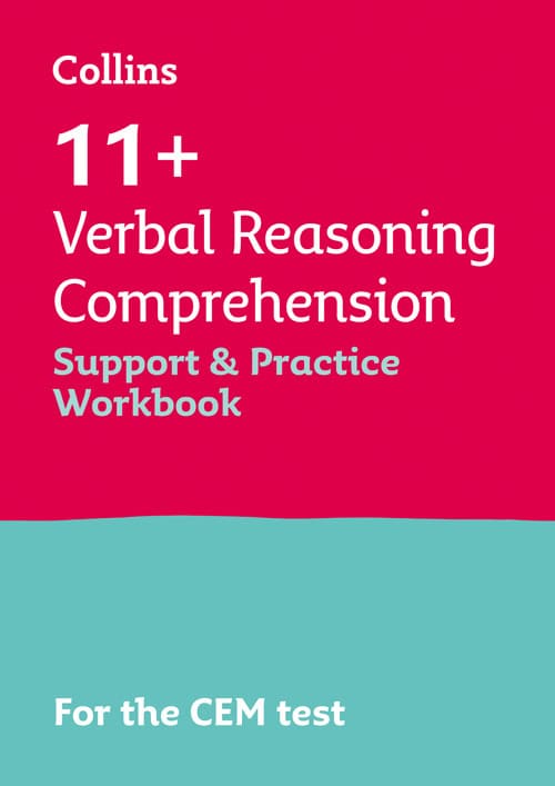 Harper Collins 11+ VERBAL REASONING COMPREHENSION SUPPORT AND PRACTICE WORKBOOK: For the 2025 CEM Tests