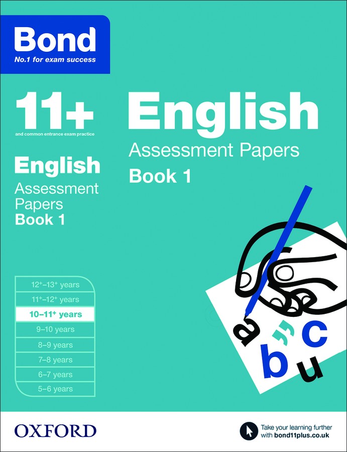 Bond 11+ Assessment Papers English 10-11+ Years Book 1