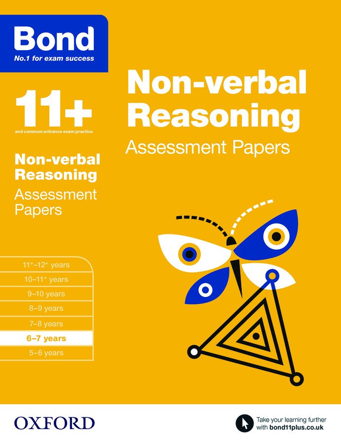 Bond 11+ Assessment Papers Non-verbal Reasoning 6-7 Years