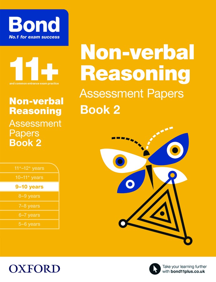 Bond 11+ Assessment Papers Non-verbal Reasoning 9-10 Book 2