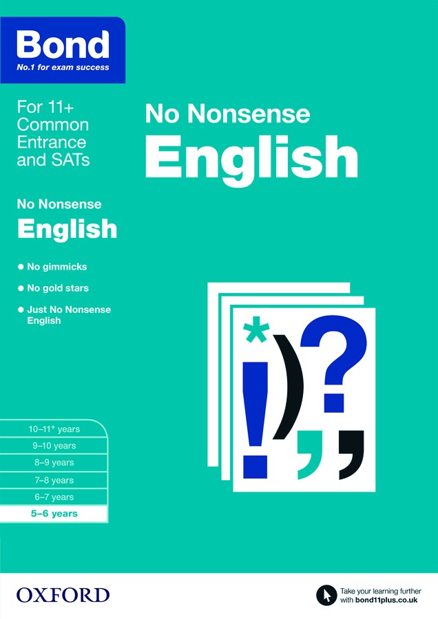 Bond No Nonsense English 5-6 Years