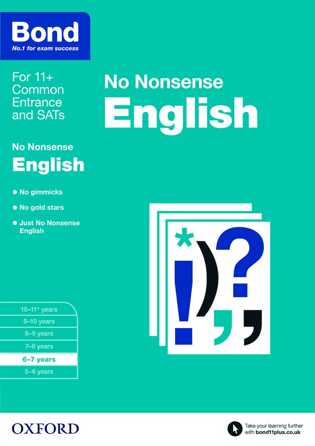 Bond No Nonsense English 6-7 Years