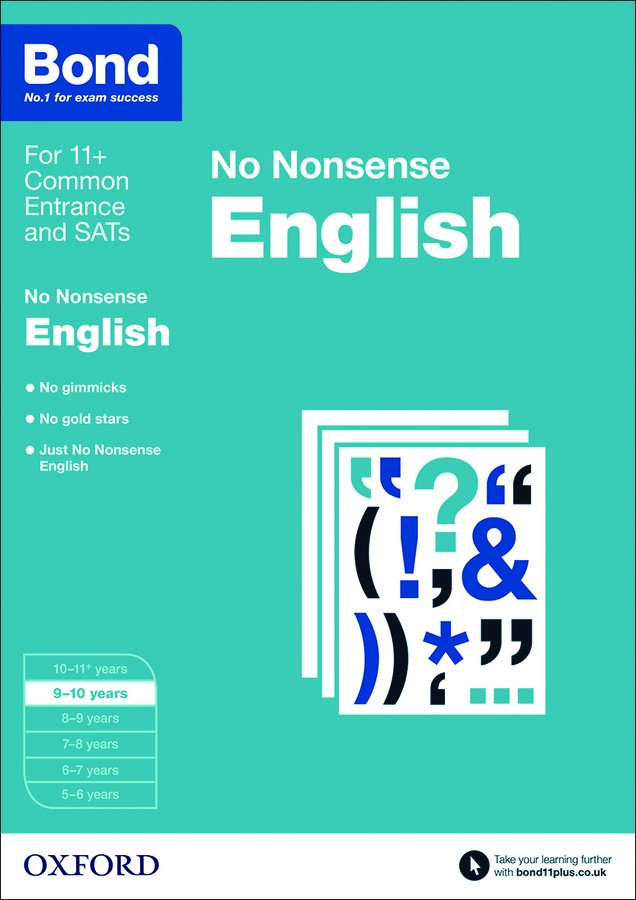 Bond No Nonsense English 9-10 Years