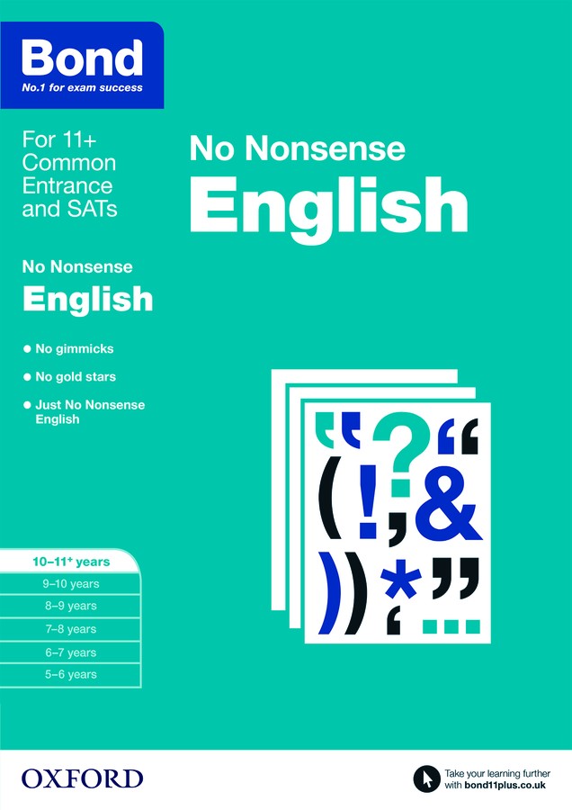 Bond No Nonsense English 10-11+ Years