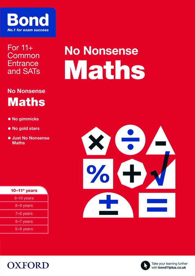 Bond No Nonsense Maths 10-11+ Years