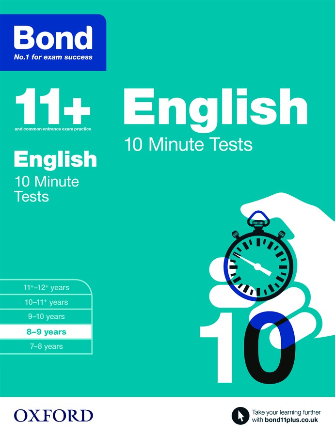 Bond 11+ 10 Minute Tests English 8-9 Years