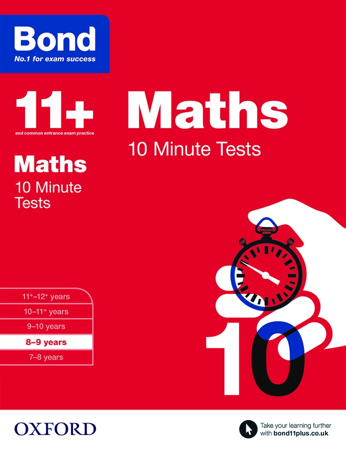 Bond 11+ 10 Minute Tests Maths 8-9 Years