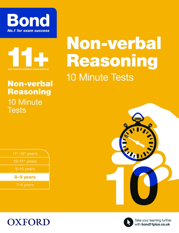 Bond 11+ 10 Minute Tests Non-verbal Reasoning 8-9 Years