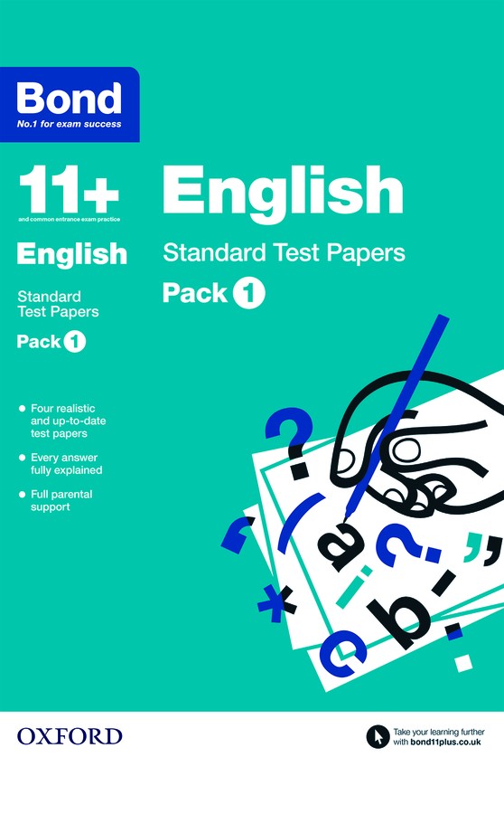 Bond 11+ English Standard Test Papers Pack 1