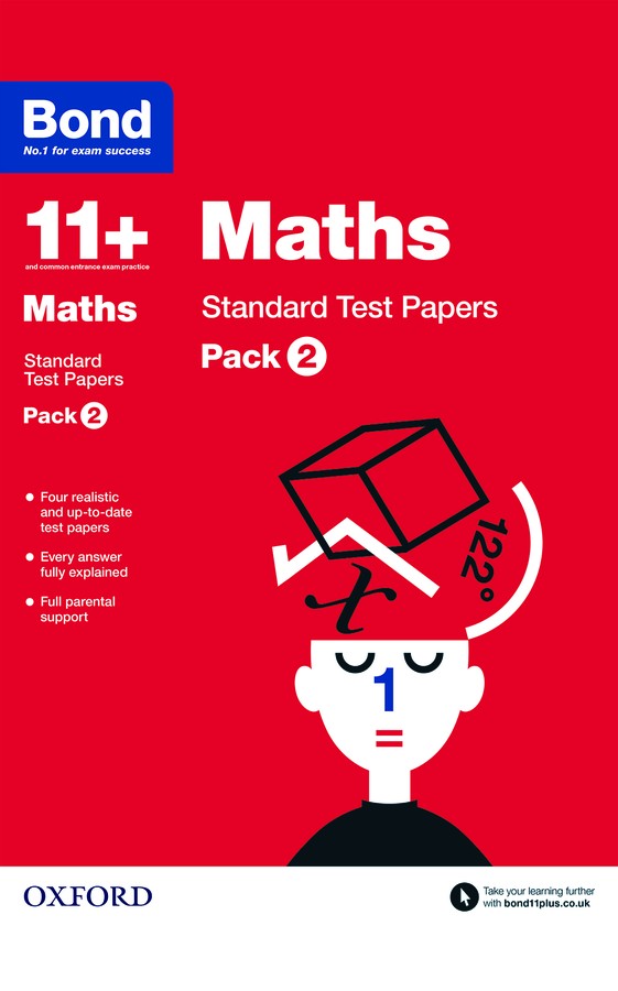 Bond 11+ Maths Standard Test Papers Pack 2