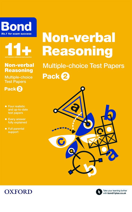 Bond 11+ Non-verbal Reasoning Multi Test Papers Pack 2