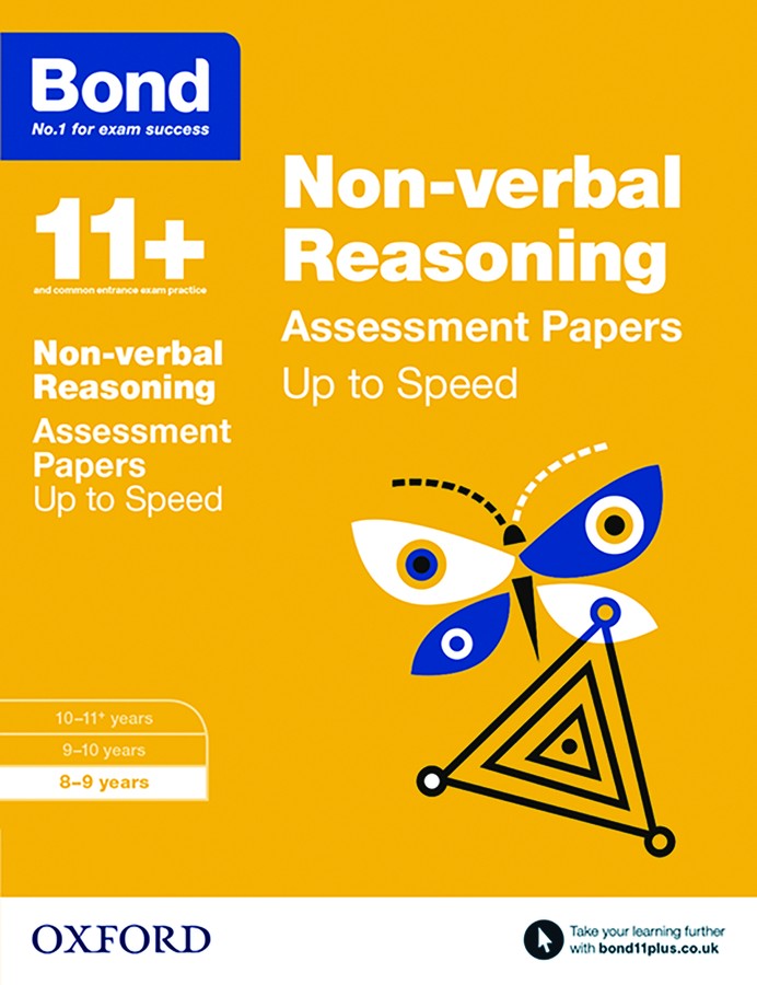 Bond 11+ Non-verbal Reasoning Up To Speed Practice 8-9 Years