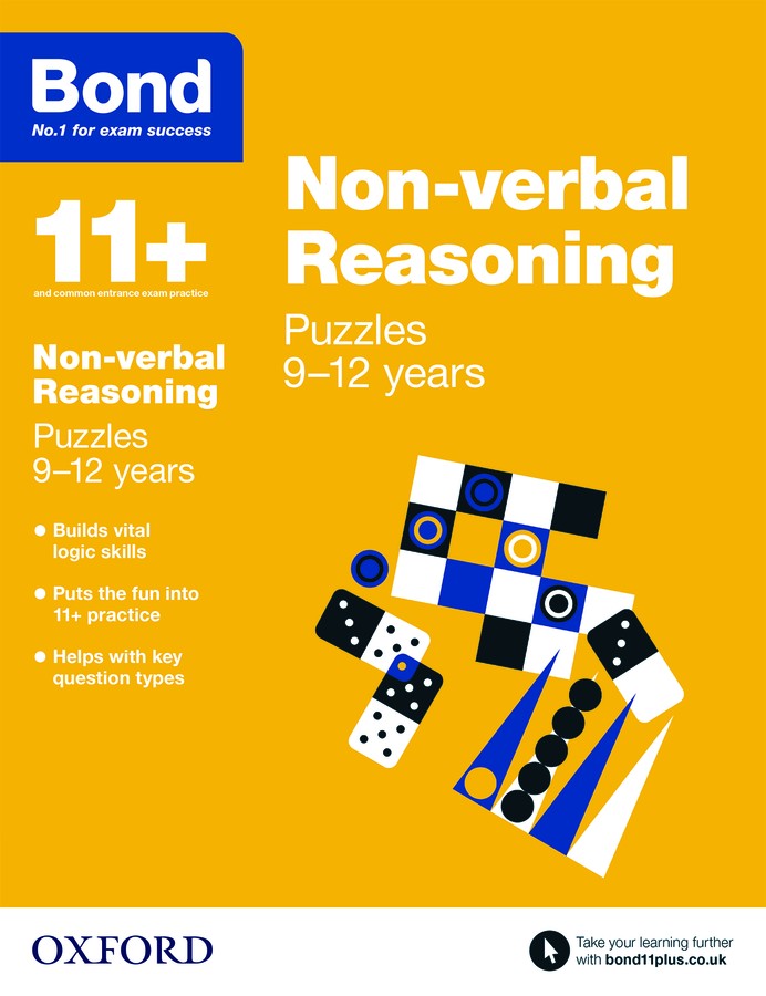 Bond 11+ Non-verbal Reasoning Puzzles 9-12 Years